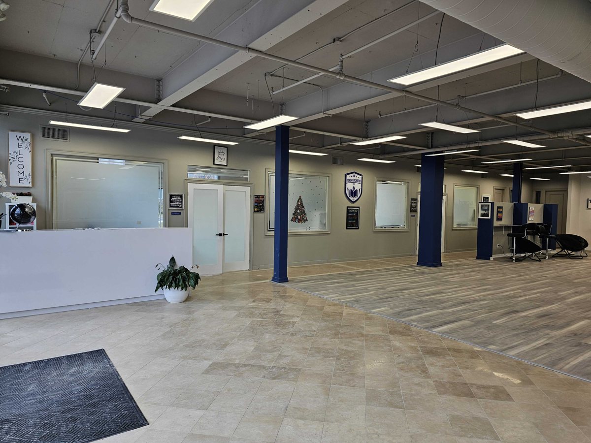 Reception and campus interior